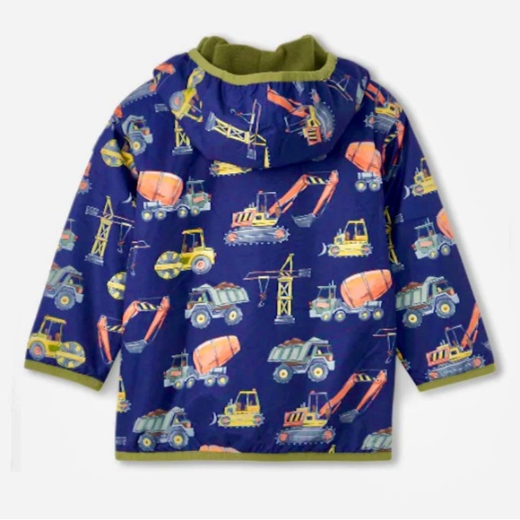 Construction Trucks Microfiber Jacket by Hatley - Picture 2 of 9